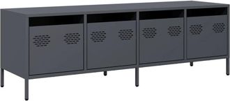 vidaXL TV Cabinet Anthracite 135x39x43.5 cm Cold-rolled Steel vidaXL