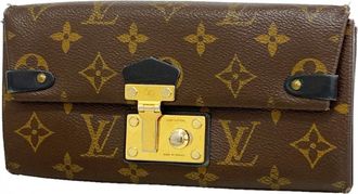 Louis Vuitton Brown Long Wallet (Bi-Fold) (Pre-Owned)