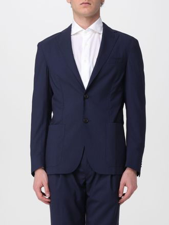 Corneliani Blazer monopetto in seta e lana