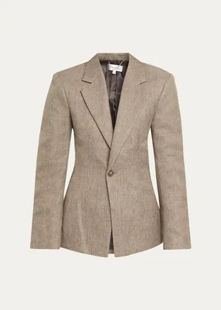 Ronny Kobo Anette One-Button Blazer