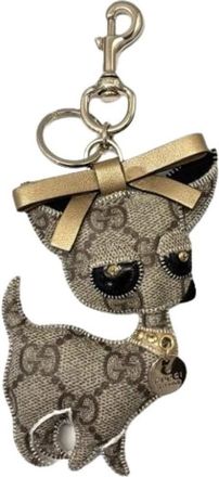 Gucci Pre-owned Accessories, female, Multicolor, Size: ONE SIZE Pre-owned Fabric Key-holder