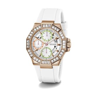 Guess Selene Horloge - Dames - Horloges - Wit - ONE Size - Accessoires