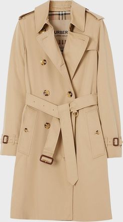 Burberry Kensington Organic Belted Double-Breasted Trench Coat
