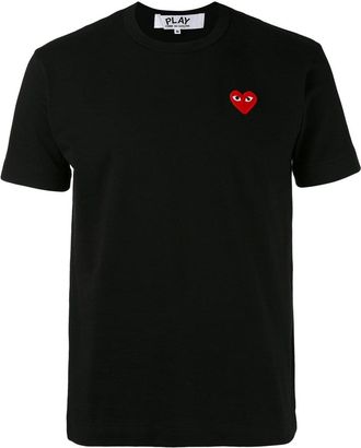Comme Des Garçons T-Shirt Red Heart In Cotone-Uomo