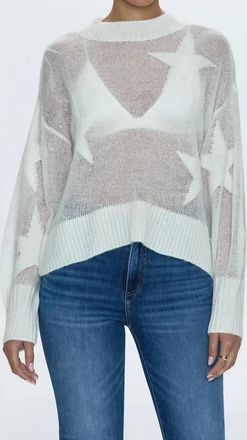 Pistola Denim Joslyn Sheer Sweater In Ivory