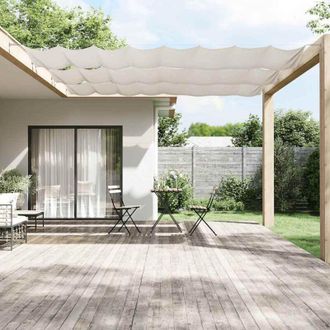 vidaXL Toldo Vertical Blanco 140x800 Cm Tela Oxford Vidaxl