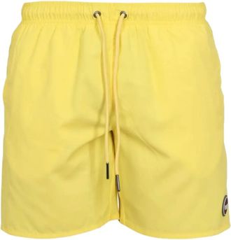 Colmar drawstring swim shorts - men - Polyester/Polyester - 50 - Yellow