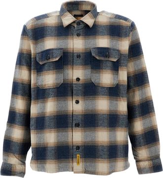 B.D. Baggies Multicolor Union Check Heavy Cotton Flannel Overshirt