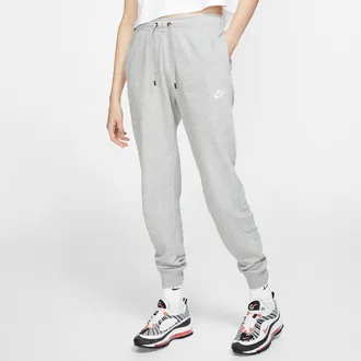 Nike Womens Nike Sportswear Essential Fleece Pants in Grey | BV4095-063