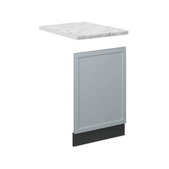 Vicco Panel Frontal Fame-line, Azul Claro-gris, 45 Cm, Et M&aacute;rmol