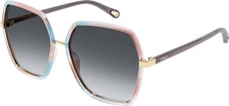 Chloé CH0262S 001 Womens Sunglasses Tortoiseshell Size 58