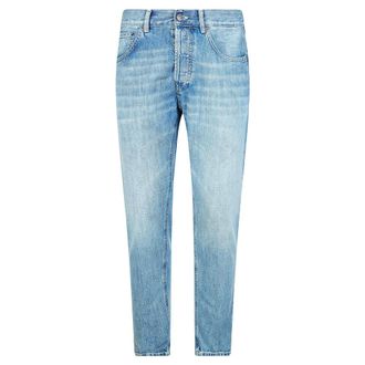 Dondup Slim-fit Jeans, male, Blue, Size: W33 Dian Carrot Slim Jeans