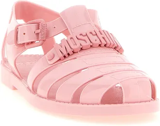 Moschino Womens Multicolor Pvc Flat Sandals
