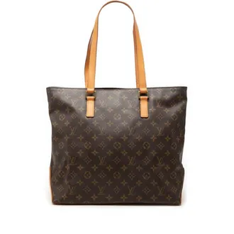 Louis Vuitton Brown Pvc Leather Shoulder Bag Tote Bag (Pre-Owned)