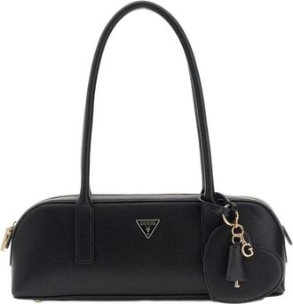 Guess Tassen, Dames, Zwart, ONE Size, Isobel Sml Shoulder Satchel