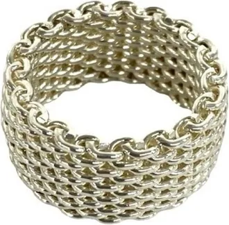 Tiffany & Co. Silver Silver 925 Band Ring (Pre-Owned)