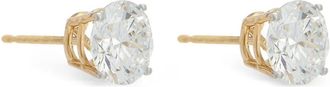 Tilla 14K yellow gold diamond stud earrings - women - 14kt Yellow Gold/Lab Grown Diamond - One Size