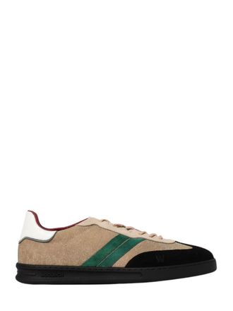 Woolrich Beige Lace Up Sneakers