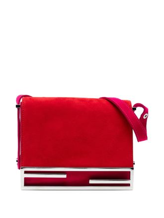 Fendi 20th Century Suede crossbody bag - women - Suede - One Size - Red
