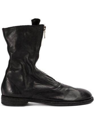 Guidi front zip boots - Nero