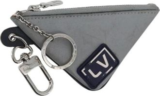 Louis Vuitton Pre-owned Wallets, female, Gray, Size: ONE SIZE Pre-owned Pouch