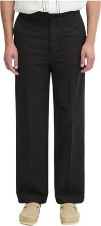 Visvim Ex Wide Chino Broek - Heren - Wijde Broeken - Zwart - M - Katoen - Broeken