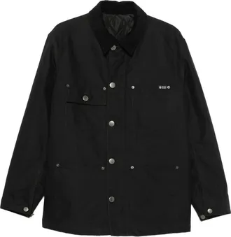 Prada Corduroy-collar Logo-patch Jacket