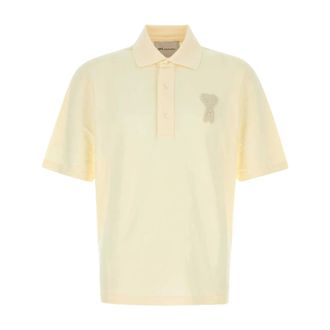 Ami Polo Shirts, male, Yellow, Size: XL Piqu&eacute; Polo Shirt