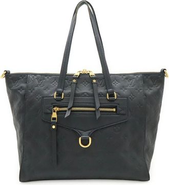 Louis Vuitton Galle Infini Navy Monogram Empreinte Tote Bag (Pre-Owned)