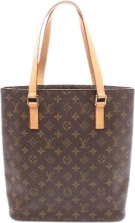 Louis Vuitton Pre-owned Vavin GM Monogram Coated Canvas Tote Bag - Dames - Vintage Shopper - Bruin - ONE Size - Leer - Vintage