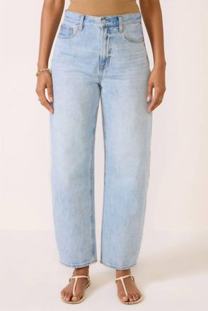 Pistola Denim Wes High Rise Barrel Jeans In Gaze