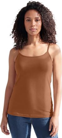 Roaman's Plus Size Adjustable Strap Cami With Built In Shelf Bra in Cognac at Nordstrom, Size Medium
