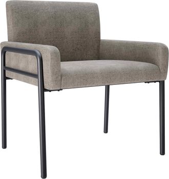 vidaXL Sill&oacute;n De Dise&ntilde;o Gris Claro Antelina Vidaxl