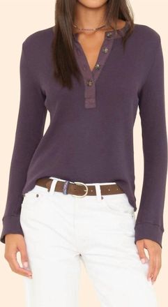 Xirena Lucas Long Sleeve Top In Grey Smoke