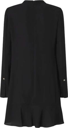 Pinko Arancino Jurk - Dames - Korte kleedjes - Zwart - L - Polyester - Kleedjes