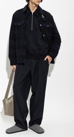 Woolrich Wool Jacket, Mens, Navy Blue