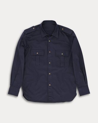 Fortela Sahara Cotton Overshirt in Blue at Nordstrom, Size Xx-Large Eu