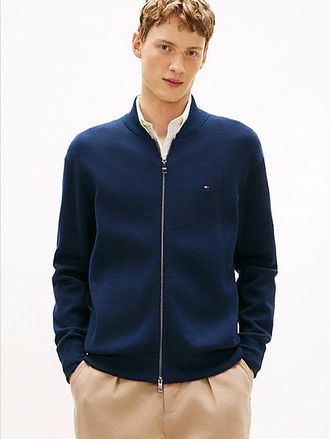 Tommy Hilfiger Relaxed Zip-Thru Baseball Jacket