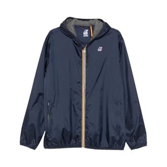 K-Way Heren, Jassen, Blauw, Maat: 2XL Nylon
