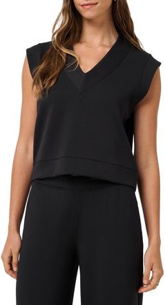 Travis Mathew Skyloft Soft V Neck Vest in Black at Nordstrom, Size X-Large