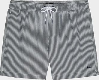 Rails Men & apos;s La Brea Deck-Striped Swim Shorts