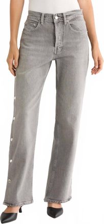 Rails Del Mar Wide Leg Jeans In Stone Grey