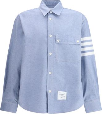 Thom Browne Flannel 4-bar Shirt