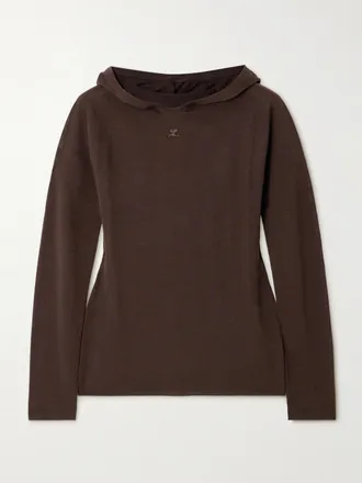 SLASH RIB KNIT TOP
