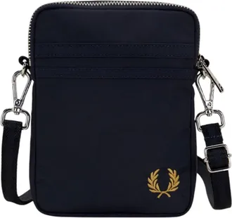 Fred Perry Uomo, Borse, Blu, Taglia unica, new