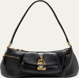 Chloé The 99 Shoulder Bag in Shiny Grained Calfskin