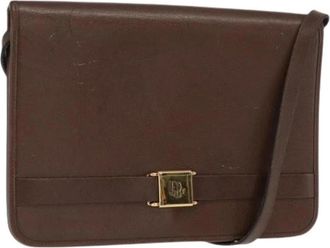 Dior Pre-owned Vintage schoudertas - Dames - Vintage Schoudertas - Bruin - ONE Size - Leer - Vintage