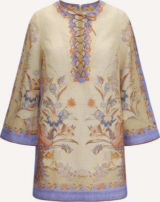 Zimmermann Abito Indra a tunica in fantasia floreale Woman 2