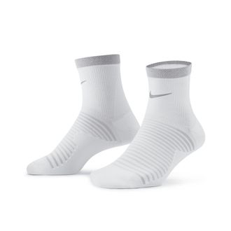 Nike Unisex Spark Lightweight Running Ankle Socks in White | DA3588-100