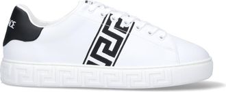 Versace Low-Top Sneakers with Embroidered Logo